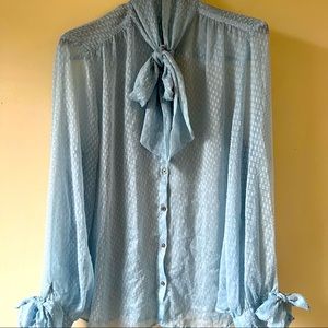 Banana Republic Pussy Bow Blouse